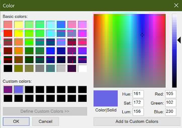 Custom Color picker
